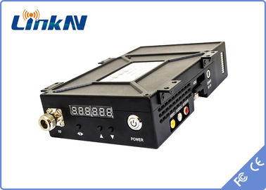 Tactische Digitale Videozendercofdm FHD CVBS 12km NLOS Lage Vertraging Op batterijen