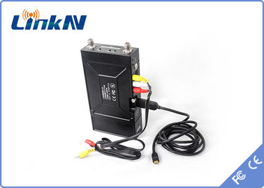 De Videozender COFDM QPSK HDMI van politiemanpack &amp; Lage de Vertragingsaes256 Encryptie van CVBS H.264