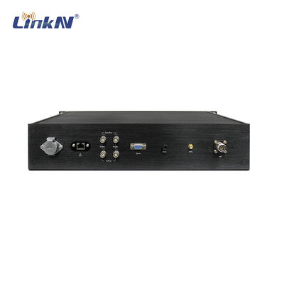 Shipborne COFDM Video Klantgerichte Zender HDMI SDI CVBS AES256 300-2700MHz van 20W 2U