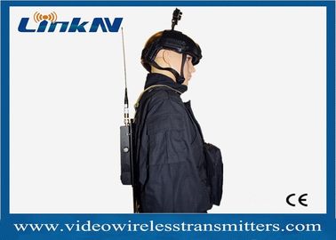 Politie Videozender op batterijen COFDM QPSK HDMI &amp; Lage de Vertragingsaes256 Encryptie van CVBS H.264