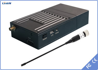 1.5km COFDM Video Transmitter HDMI &amp; CVBS Voor politie Militaire AES256 Lage latentie