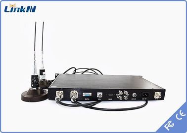 Ruwe Militaire Op een voertuig gemonteerde COFDM-Dubbele de Antennes Lage Vertraging van de Ontvangershdmi SDI Grote Veiligheid AES256 Encrytpion