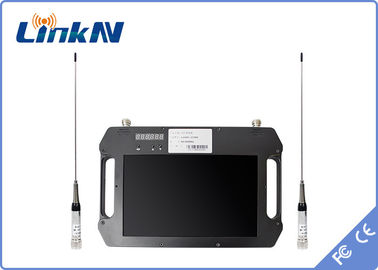 Tactische Videoontvangersfhd CVBS COFDM QPSK H.264 AES256 Encryptie met Vertoning en Batterij