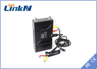 LKAV1605 COFDM Video Transmitter QPSK HDMI &amp; CVBS H.264 Low Delay AES256 Versleuteling met batterij