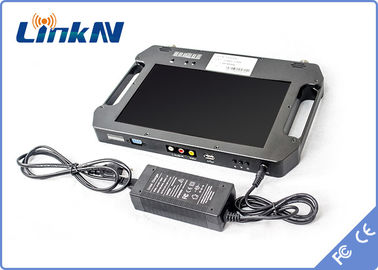 De tactische Draagbare Videoontvanger FHD Op batterijen van COFDM met de Ontvangstaes256 Bandbreedte 2-8MHz van de Vertoningsdiversiteit