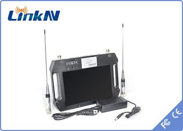 De draagbare Draadloze Videoontvanger FHD CVBS COFDM QPSK H.264 met 10,1“ toont en Batterij