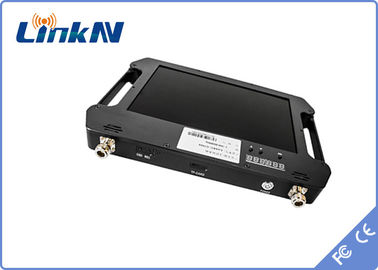 Encryptie FHD H.264 van de militaire politie de Handbediende COFDM Videoontvanger AES256 met Vertoning Op batterijen