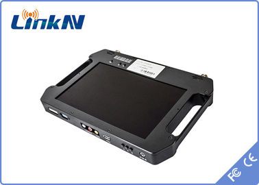 Encryptie FHD H.264 van de militaire politie de Handbediende COFDM Videoontvanger AES256 met Vertoning Op batterijen