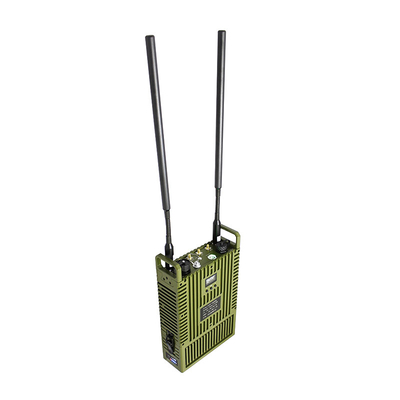 Militaire Manpack MANET Radio 43dBm AES256 FHSS Frequentie hoppen AES256