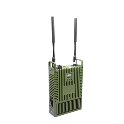 Robuuste IP67 MESH Manpack Radio Tactiële radio met GPS BD Frequency Hopping Intelligente frequentielezing