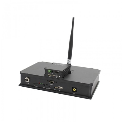 COFDM-videoreceiver voor toepassingen op lange afstand Bereik 15KM LOS Energieverbruik≤2,37dBm Bewakingsinterval 1/4 1/8 1/16 1/32