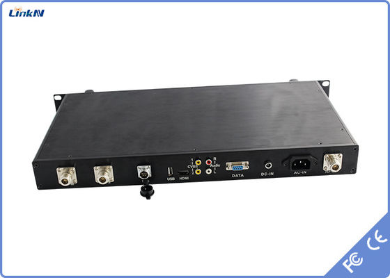 Ruwe voertuig-Onderstel FHD Videoontvanger HDMI SDI CVBS COFDM AES256 300-2700MHz